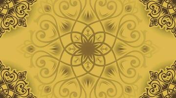 gemakkelijk achtergrond, decoratief mandala ornament vector