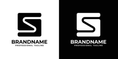 modern brief s logo, geschikt voor ieder bedrijf met s voorletter. vector