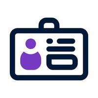 ID kaart kaart icoon voor uw website, mobiel, presentatie, en logo ontwerp. vector