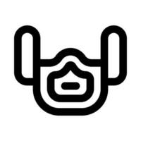 medisch masker icoon voor uw website, mobiel, presentatie, en logo ontwerp. vector