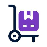 trolley icoon voor uw website, mobiel, presentatie, en logo ontwerp. vector