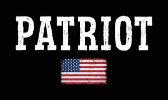 Amerikaans vlag patriot ontwerp sjabloon vector