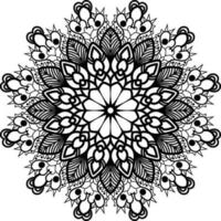 henna- mandala ontwerp voor vrij downloaden vector