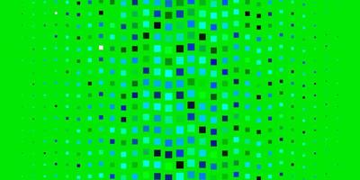 lichtblauwe groene vectorachtergrond met rechthoekenrechthoeken met kleurrijke gradiënt op abstract achtergrondpatroon voor reclameadvertenties vector