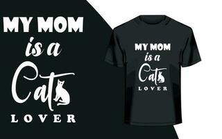 Welkom naar kat thuis- kat mam typografie t-shirt ontwerp vector