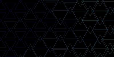 donkerblauwe vectortextuur met driehoekige stijl mooie illustratie met driehoeken in het patroon van de natuurstijl voor websites vector