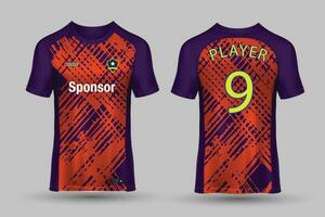 vector voetbal Jersey sjabloon sport t overhemd ontwerp