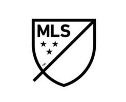 mls Verenigde Staten van Amerika Amerikaans voetbal logo zwart symbool abstract ontwerp vector illustratie