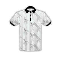 Mannen t-shirt in 3d stijl vector