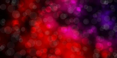donker roze rode vector achtergrond met cirkels abstracte illustratie met kleurrijke vlekken in natuur stijl nieuwe sjabloon voor uw merk boek your