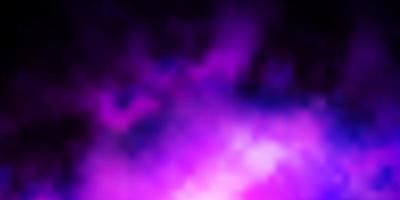 donkerpaars vectorpatroon met wolkengradiëntillustratie met kleurrijke hemelwolken mooie lay-out voor uidesign vector