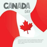 Canada dag 2023 vector illustratie