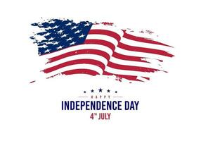 Verenigde staten onafhankelijkheid dag viering illustratie vector