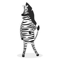 zebra tekenfilm vector