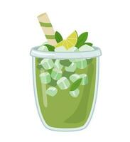 mojito cocktail vector illustratie