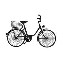 fiets silhouet vector illustratie