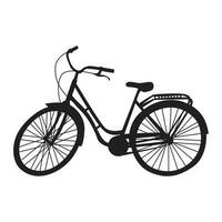 fiets silhouet vector illustratie