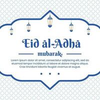 eid-al-adha, gelukkig idul adha. ontwerp eid al adha mubarak voor sociaal media post vector