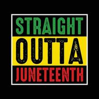 Rechtdoor uit juneteenth shirt, juneteenth shirt, zwart Dames, zwart geschiedenis, blm, vieren juni, zwart leven, 1865 gratis, juneteenth overhemd afdrukken sjabloon vector