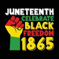 juneteenth vieren zwart vrijheid 1865 shirt, juneteenth shirt, zwart Dames, zwart geschiedenis, blm, vieren juni, zwart leven, 1865 gratis, juneteenth overhemd afdrukken sjabloon vector