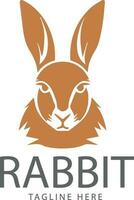 vector van kleurrijk konijn gezicht logo geïsoleerd Aan wit achtergrond