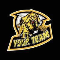 creëren een leeuw logo met een wild dier thema voor een gaming en sport- gemeenschap vector