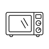 magnetronoven oven icoon. keuken toestel icoon. vector illustratie.