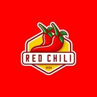 vector illustratie van rood Chili, heet Chili vector