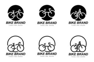 fiets logo. fiets sport Afdeling vector, gemakkelijk minimalistische vervoer ontwerp, sjabloon, silhouet vector