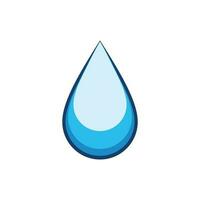 water laten vallen illustratie logo vector ontwerp