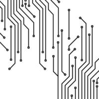 elektrisch stroomkring bord achtergrond. elektrisch stroomkring bord vector. digitaal elektrisch stroomkring verbinding systeem. micro-elektronica circuits. vector