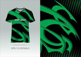 Jersey sport t-shirt vector sjabloon ontwerp