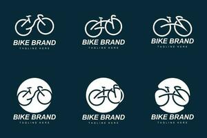 fiets logo. fiets sport Afdeling vector, gemakkelijk minimalistische vervoer ontwerp, sjabloon, silhouet vector