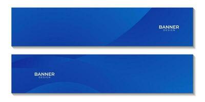 reeks van banners abstract blauw helling achtergrond met golven voor bedrijf vector