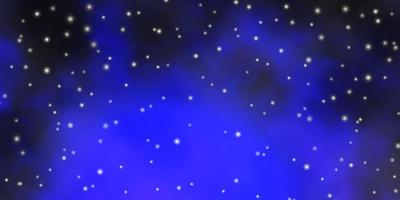 donkerblauwe vectorachtergrond met kleurrijke sterren moderne geometrische abstracte illustratie met sterrenpatroon voor websites bestemmingspagina's vector
