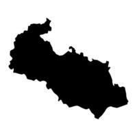 Moravisch silezisch regio administratief eenheid van de Tsjechisch republiek. vector illustratie.