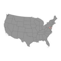 Maryland staat kaart. vector illustratie.