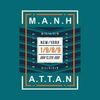 Manhattan vector t overhemd afdrukken, typografie grafisch ontwerp, en andere gebruik