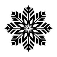 mooi Kerstmis sneeuwvlok vector