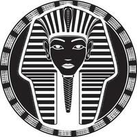 Farao . Egyptische hiëroglief en symbool. vector