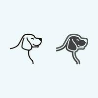 hond logo en icoon dier vector illustratie ontwerp grafisch