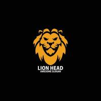 leeuw hoofd logo ontwerp kleurrijk vector