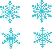 sneeuwvlok illustratie. winter meetkundig symbool.voor ontwerp decoratie en illustratie. vector