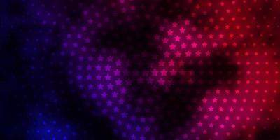 donkerpaars roze vectorpatroon met abstracte sterren vervagen decoratief ontwerp in eenvoudige stijl met sterrenpatroon voor bestemmingspagina's van websites vector