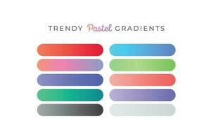pastel helling trending vector pak is een Super goed manier naar toevoegen een tintje van modieus pastel kleur naar uw ontwerpen.