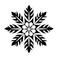 vrolijk Kerstmis sneeuwvlok vector