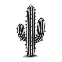 mooi cactus silhouet vector