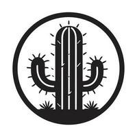 mooi cactus silhouet vector