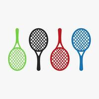 padel tennis icoon. padel racket teken. strand tafel tennis club symbool vector