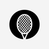 brief O padel tennis logo. padel racket logo ontwerp. strand tafel tennis club symbool vector